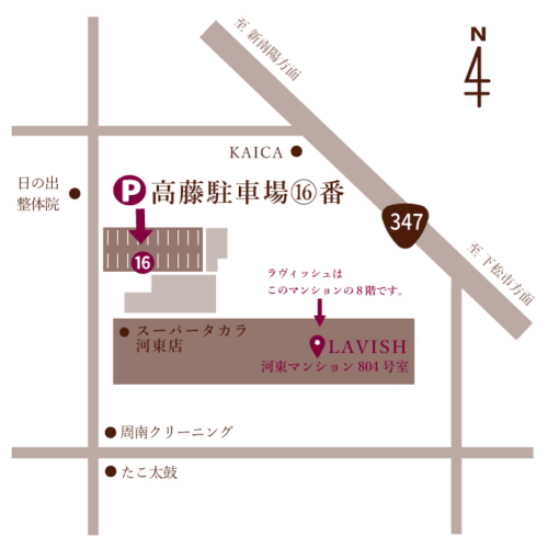 駐車場　略地図3